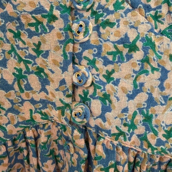 NWT MIRTH CAFTAN Perth Backless Short Dress Blueberry Print - Small - Picture 13 of 13